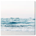Blue Mitad Squared Coastal Canvas I7442