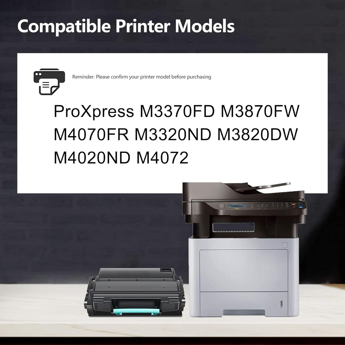 3 Pack Black Compatible Toner Cartridge O89437