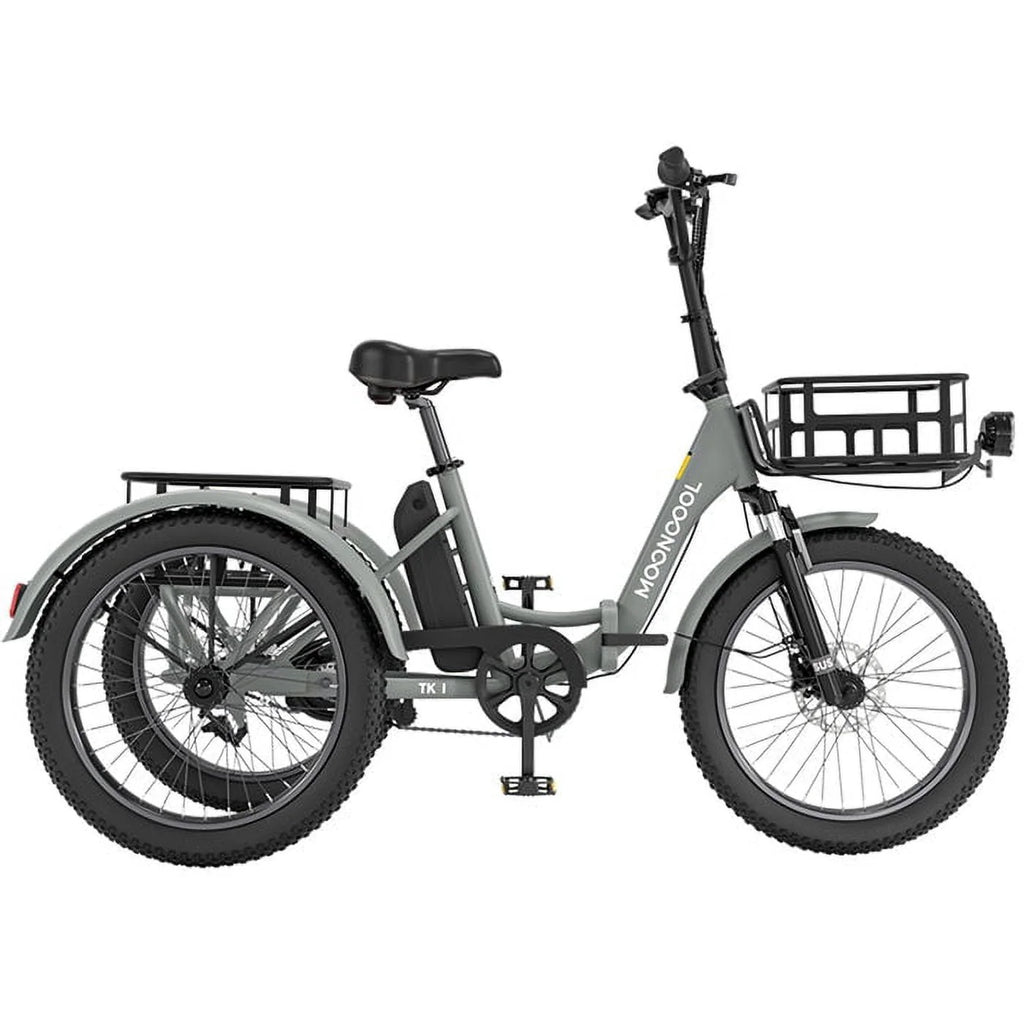 Electric Folding Tricycle with 500W Motor, 48v 14.5Ah Battery, 20*3in Fat Tires Y988