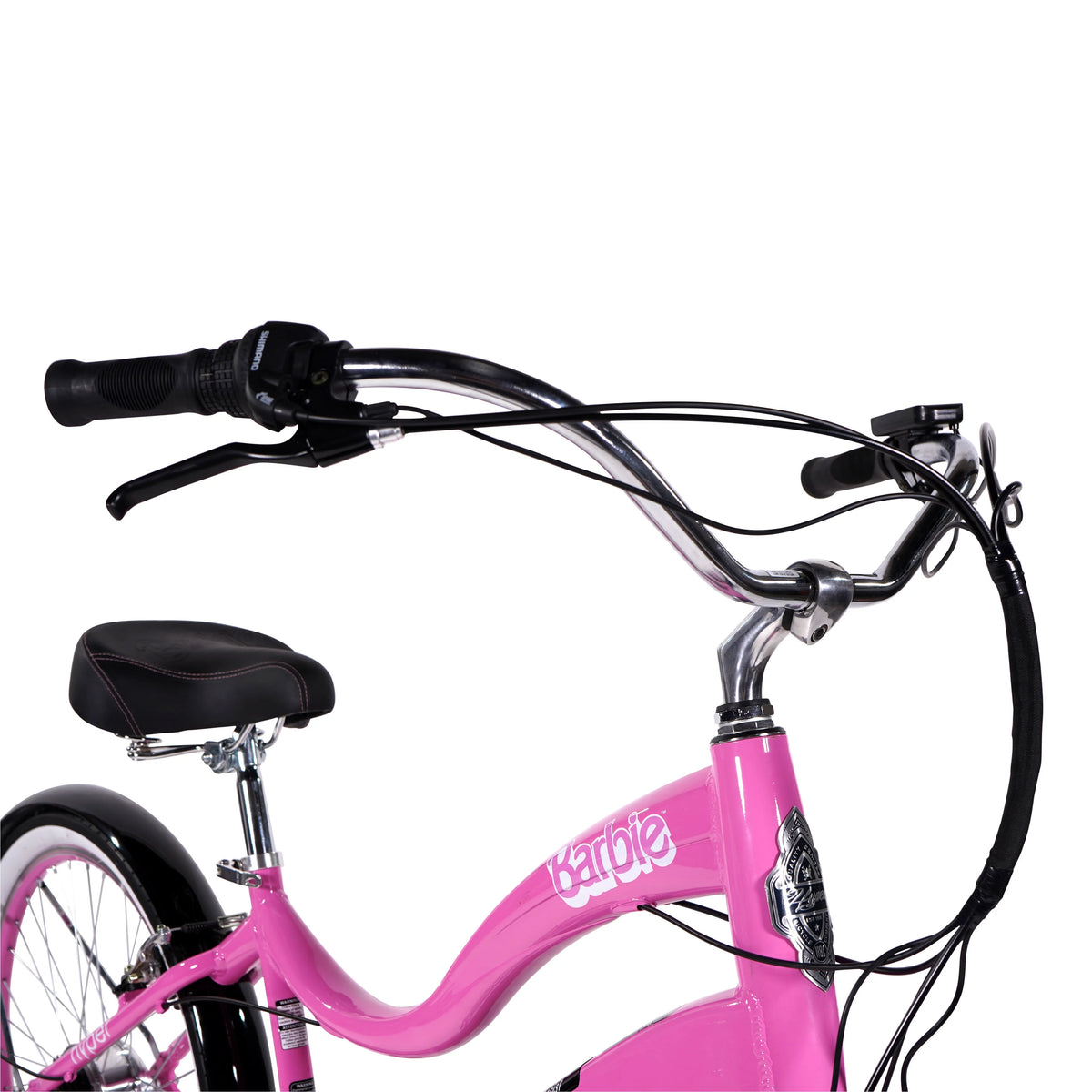 36V Electric Cruiser E-Bike with Pedal-Assist, 250W Motor, Pink X832250