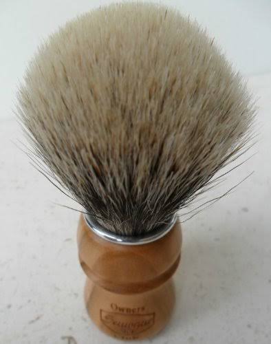 Cherry Wood Badger Shave Brush O378