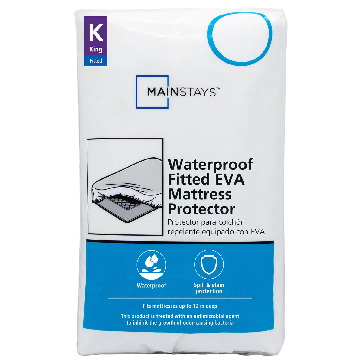 Waterproof EVA Fitted Mattress Protector King Q959