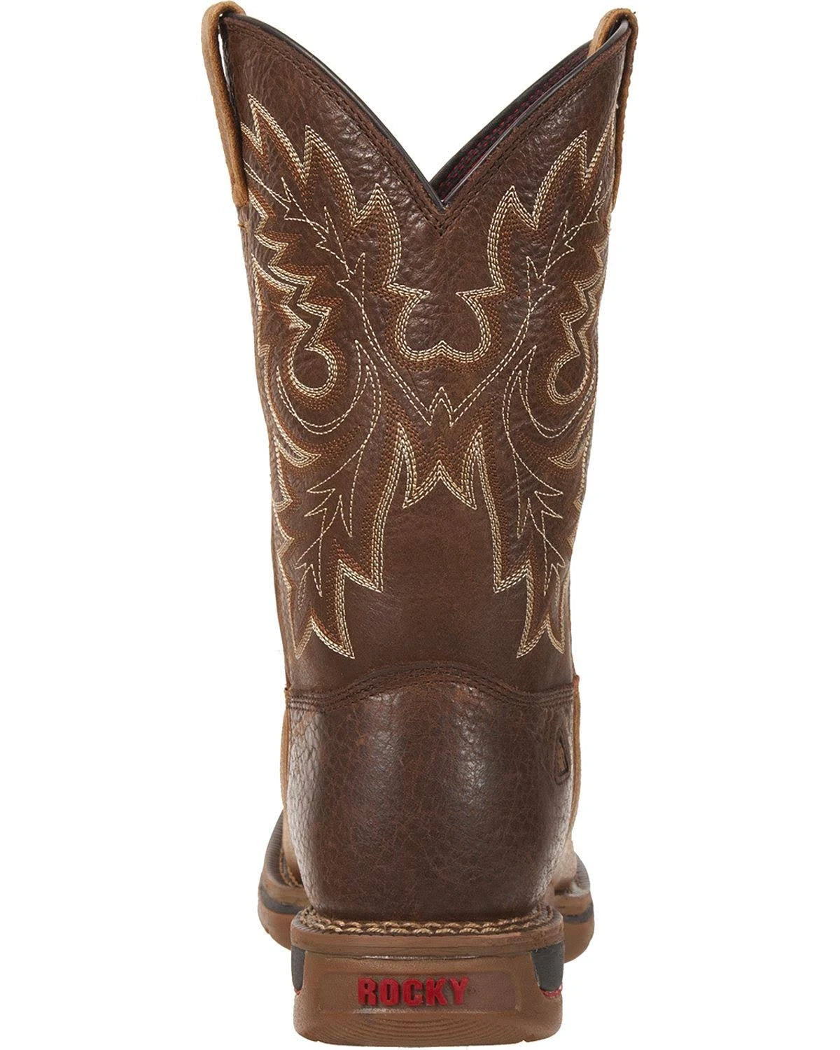 Brown 11 inch Carbon Fiber Toe Western Boots C403255