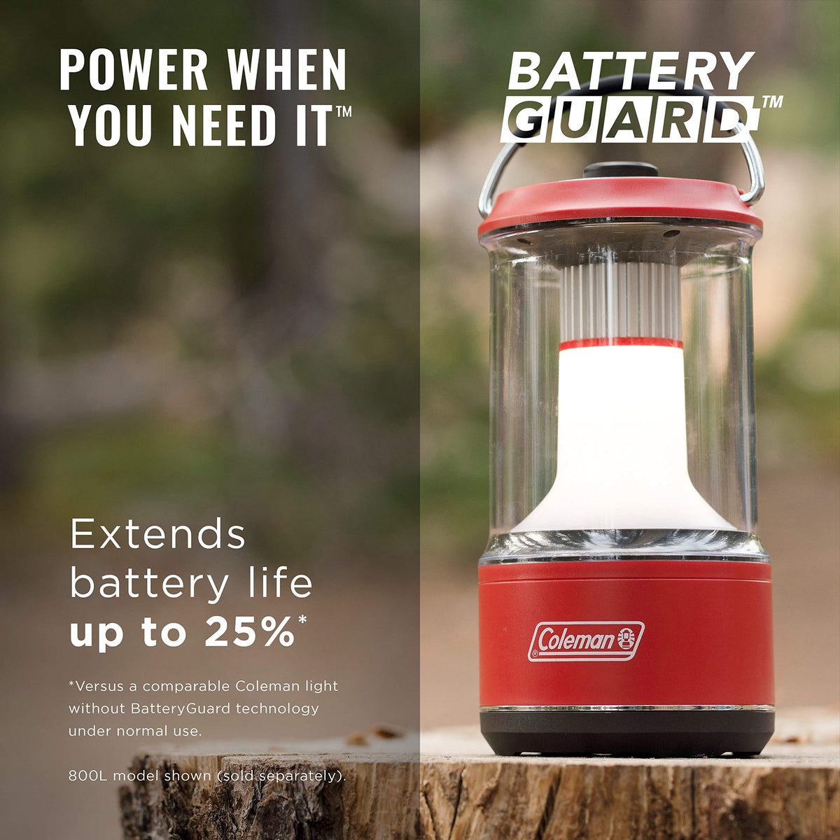 Coleman LED Lantern with BatteryGuard Technology E474