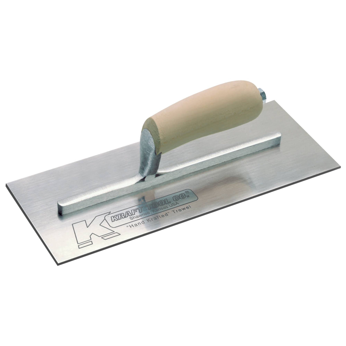 Swedish Stainless Steel Plaster Trowel with Wood Handle P2737