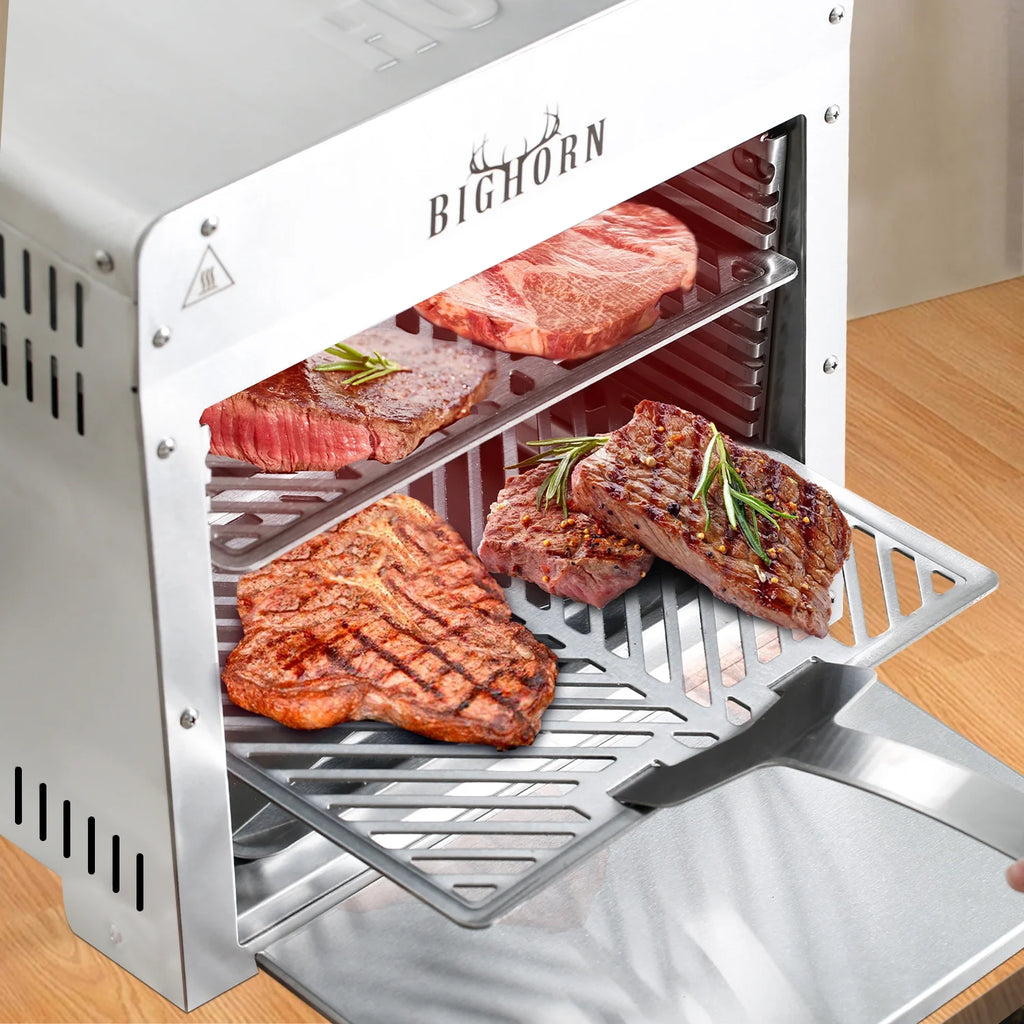 Portable Stainless Steel Propane Gas Grill E2078