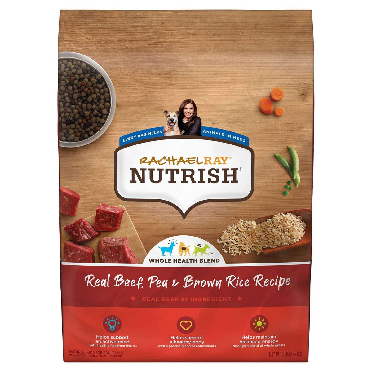Real Beef Pea & Brown Rice Dry Dog Food N522204