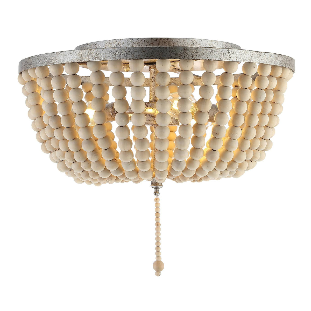 Antiqued Silver LED Flush Mount M939