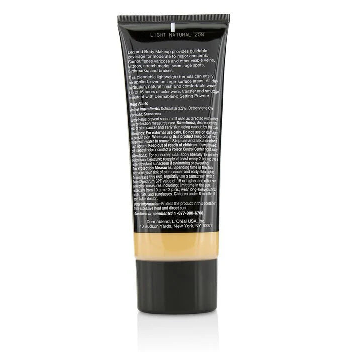 Buildable Liquid Body Foundation SPF 25 Light Natural 100ml Z1739