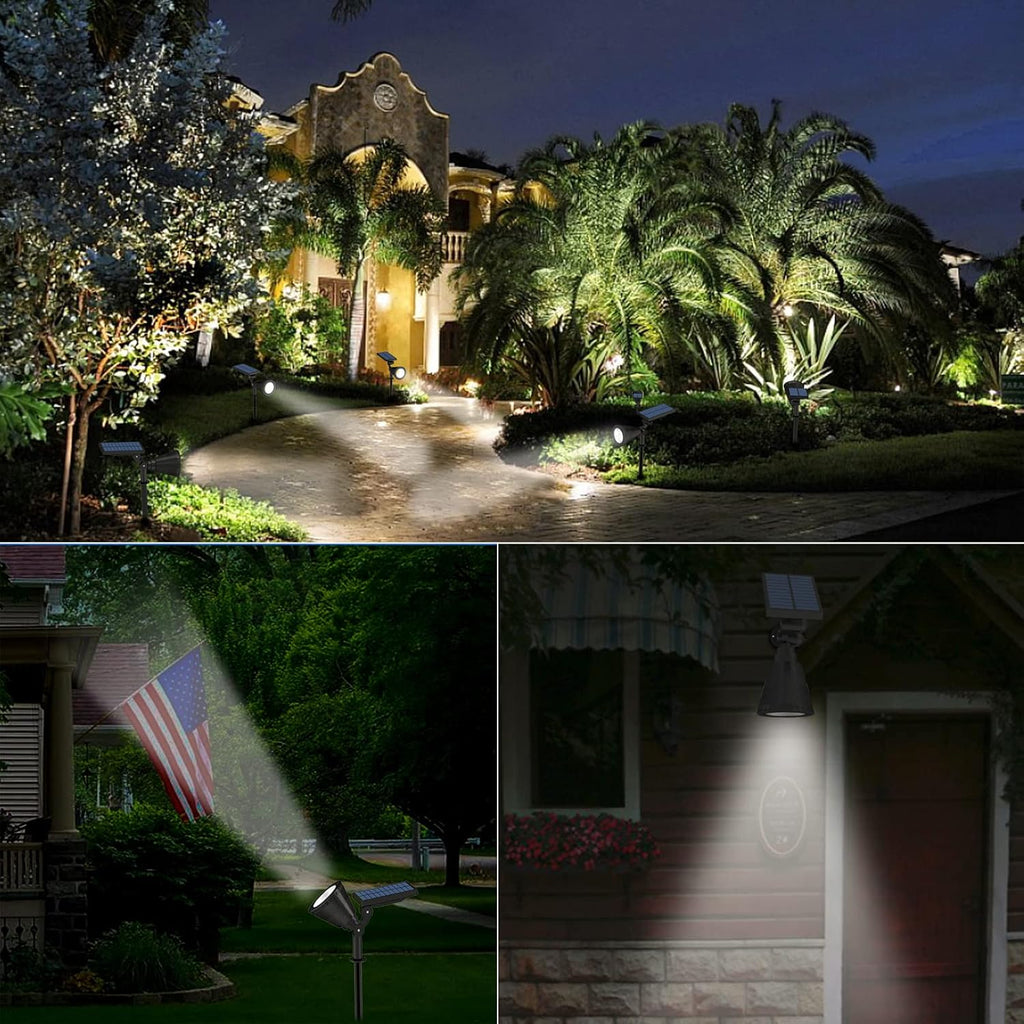 4 Pack Adjustable Solar Spot Lights D38257