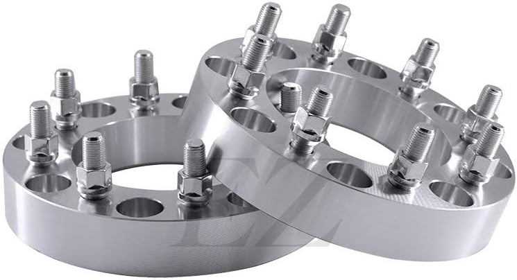 2 Billet Wheel Adapters 8x6.5 to 8x6.5 Thickness 3 Inch 9/16" Studs O42341