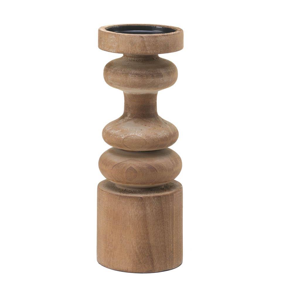Wooden Candle Holder Q3279