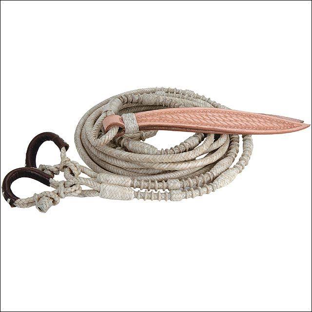 Braided Rawhide Romal Reins, 3/8 in. x 9 ft. A8953