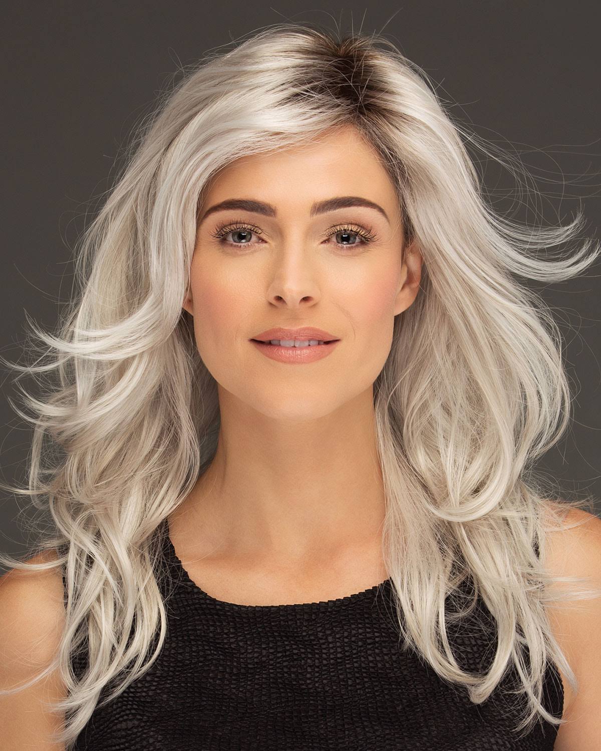 Icy Shadow Synthetic Lace Front Wig A26293