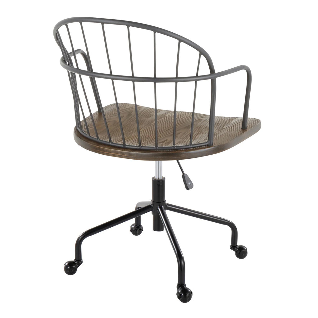 Adjustable Farmhouse Office Chair Y1637