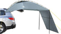 Grey Extra Large Car Canopy Sun Shelter with Side-Wall A96967