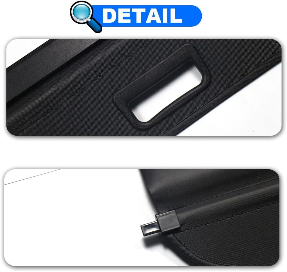 Cargo Cover for Tesla Model Y Rear Trunk Shade Cover Retractable U50721